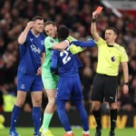 Photo - Everton vs Man United: Idrissa Gueye issues first reaction to red card
